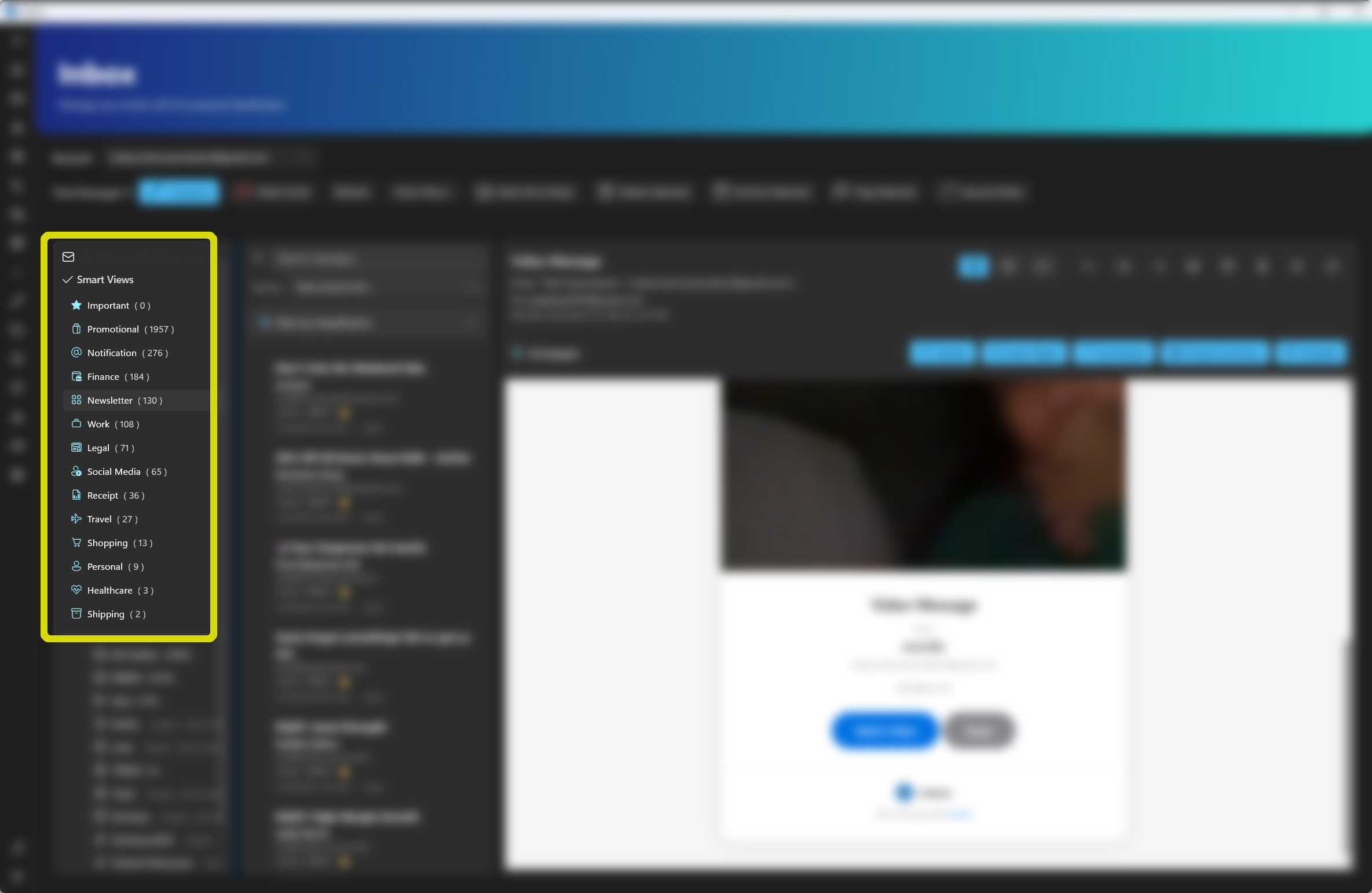 Icebox inbox features